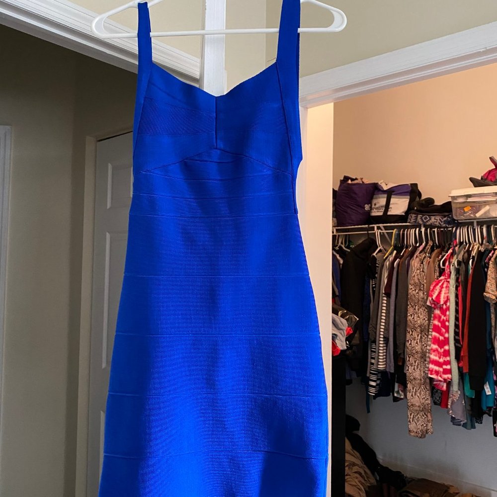 Blue Cocktail Dress